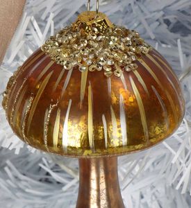 Ornament Mushroom Glass Ornament Mushroom Glass