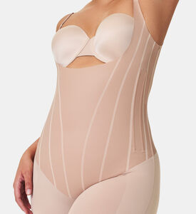 Open-bust Mid-thigh Bodysuit