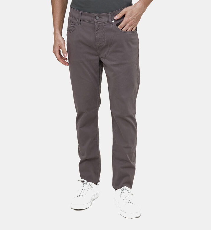 بنطال قطن بقصة ضيقة