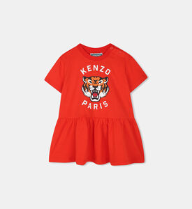 Oversized Logo Print Dress