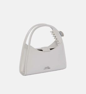 حقيبة كروس بودي بمقبض جلد بمشبك شعر