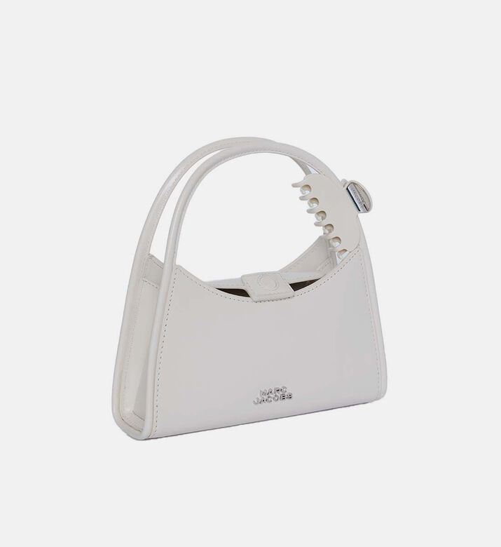 حقيبة كروس بودي بمقبض جلد بمشبك شعر