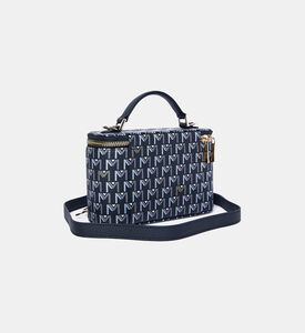 حقيبة كتف كوليت بشكل صندوق بطبعة لوغو الماركة