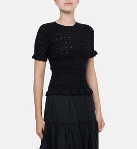 Sea NY Ruby Knitted T-shirt, Model View