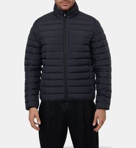 Save the Duck Puffy High Neck Long-sleeve Jacket, Black, Xl, Model View