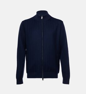 Hackett London Zip Fastening Long-sleeve Sweater, Packshot View