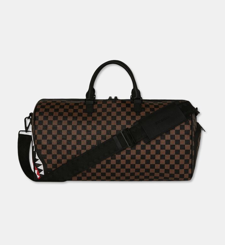 Sprayground Checkered-print Top Handle Duffle Bag, Packshot View