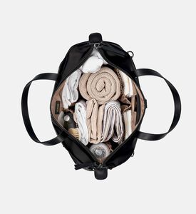 حقيبة حفاضات مبطنة بتطريز تاج