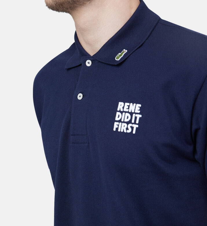 Short Sleeved Ribbed Collar Shirt