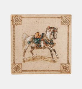 Gien Horses Of The Wind Square Plate, 17x17-cm, Packshot View