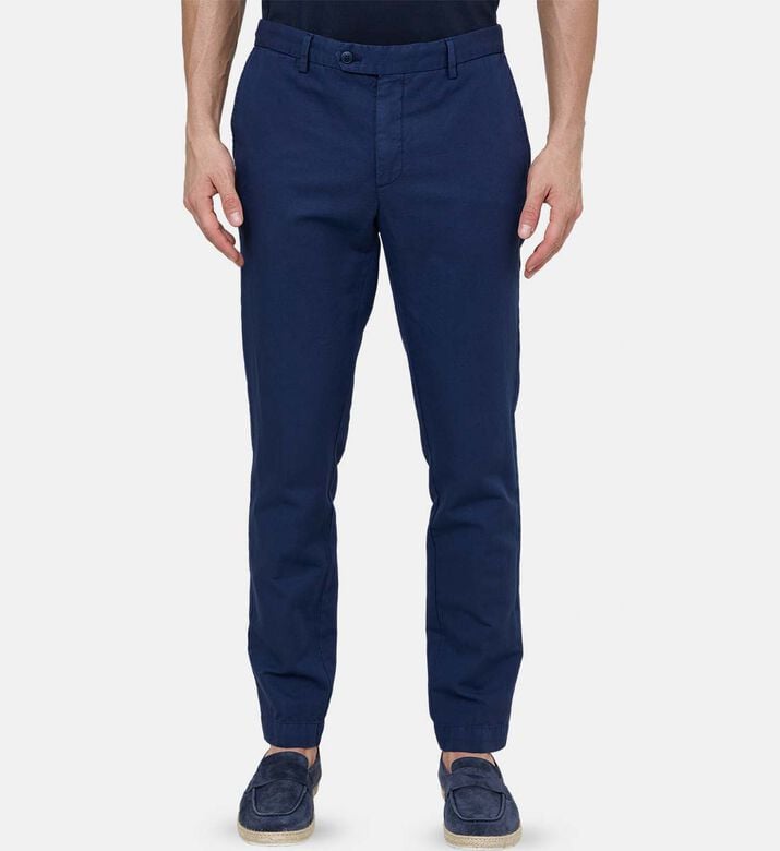 Cotton Linen Chino Trousers