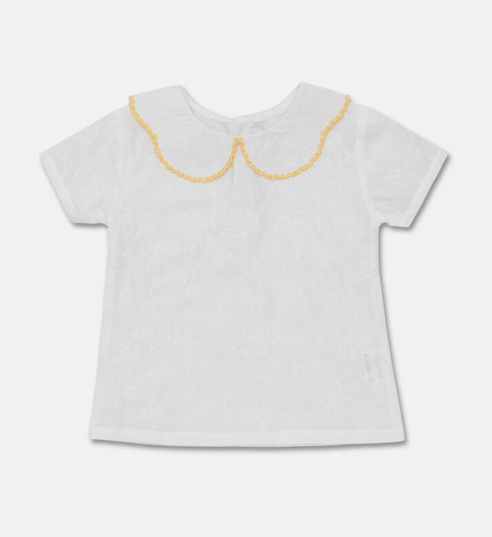 Jules & Juliette Paris Cotton Peter Pan Collar Blouse, Packshot View