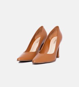 Leather Pointed Toe Pumps