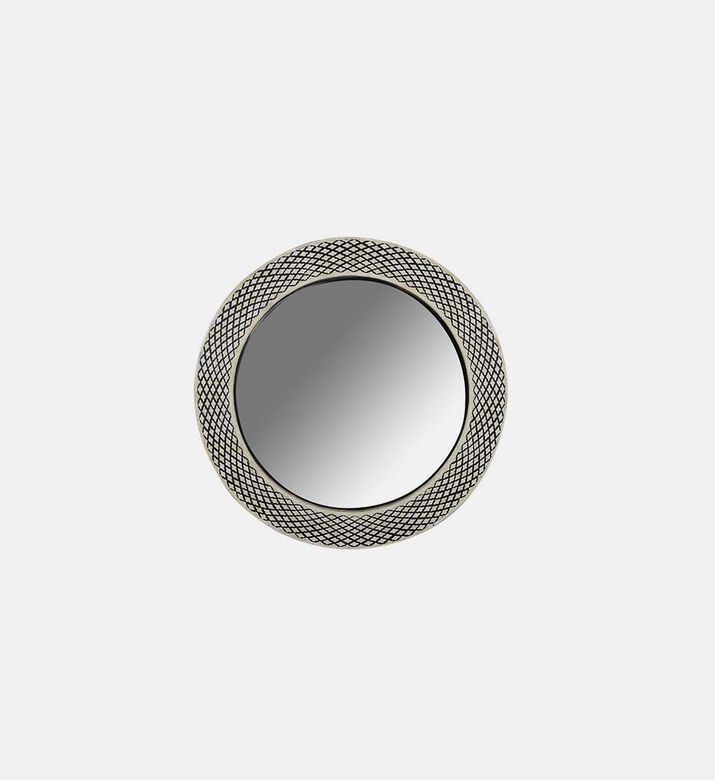 Round Bone Mirror 116 X 5 X 116 Cm