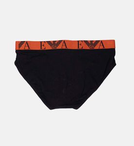 Cotton Logo Printed Elasticated Briefs