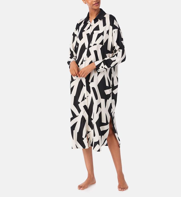 Collared Long Sleepshirt