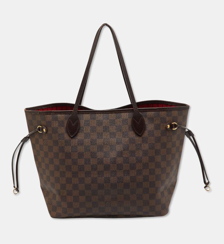 Louis Vuitton Preowned Louis Vuitton Damier Ebene Canvas Neverfull Bag, Packshot View