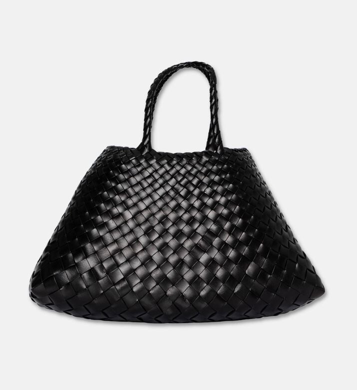 Dragon Diffusion Santa Croce Small Leather Bag, Black, Packshot View