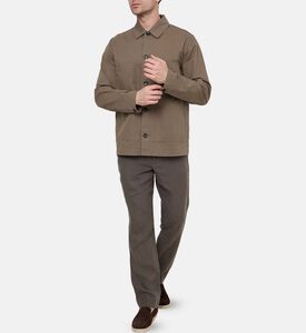 جاكيت بصف أزرار بأكمام طويلة