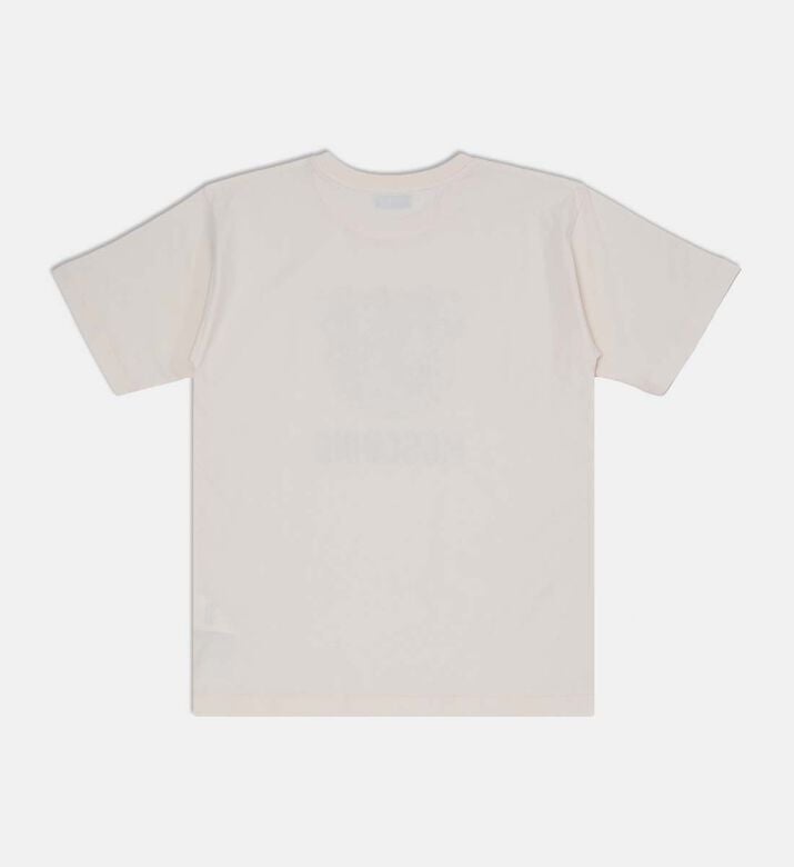 Moschino BKT Teddy Bear Musical Graphic T-shirt, Ivory, 14y, Packshot View Moschino BKT Teddy Bear Musical Graphic T-shirt, Ivory, 14y, Packshot View