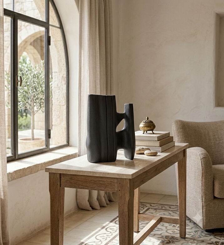 Versmissen Linked Textured Flower Vase, Packshot View