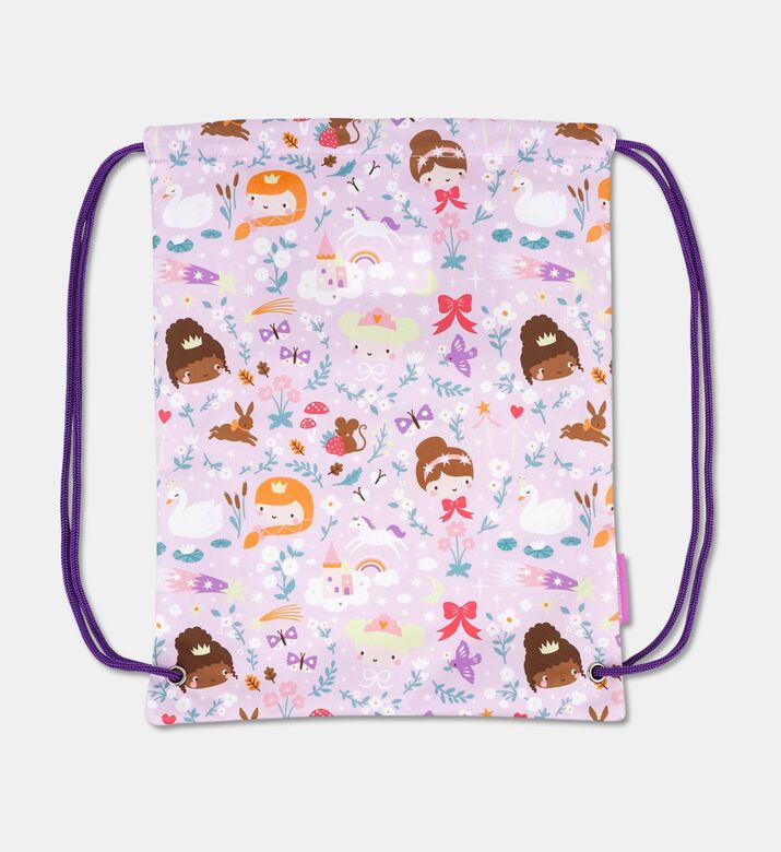 A Little Lovely Company Drawstring Bag - Princesses, Packshot View
