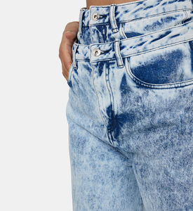 Double-waist Boyfriend Jeans