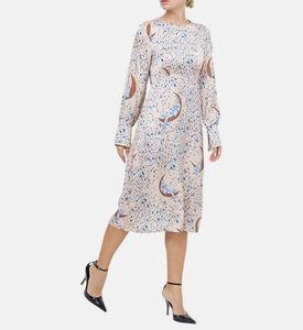 فستان رانا بييرو المطبوع