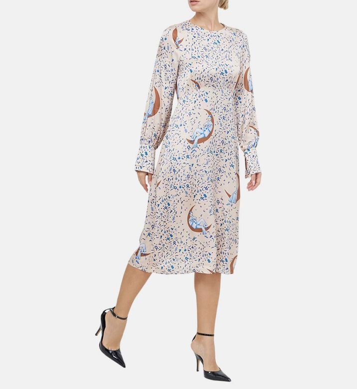 فستان رانا بييرو المطبوع