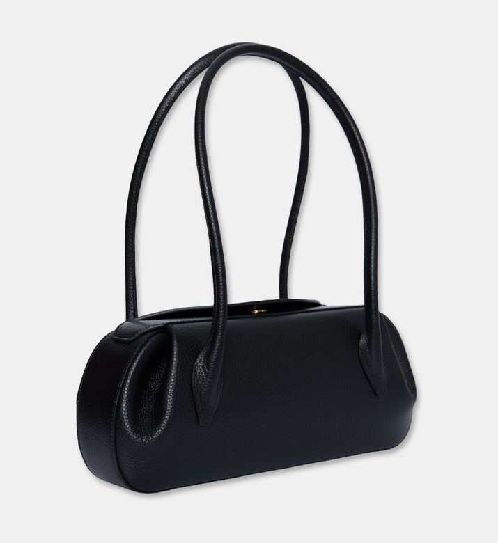 Yuzefi Bag Oyster Shoulder, Black, Packshot View