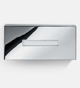 علبة مناديل كروم