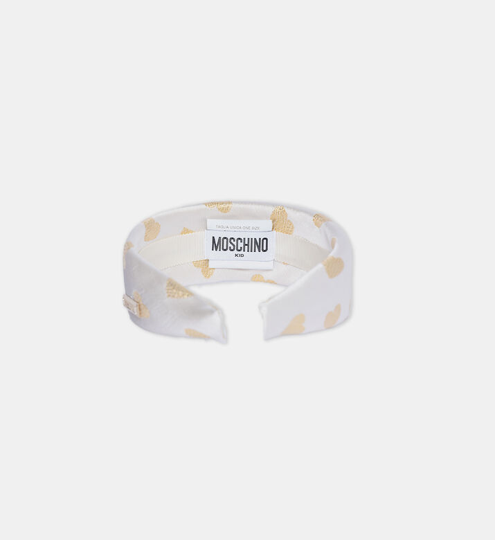 Moschino Headband With Heart Pattern