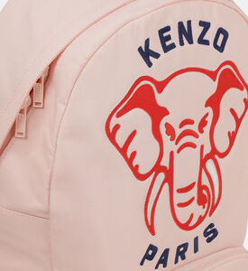 حقيبة ظهر بشعار مطرز