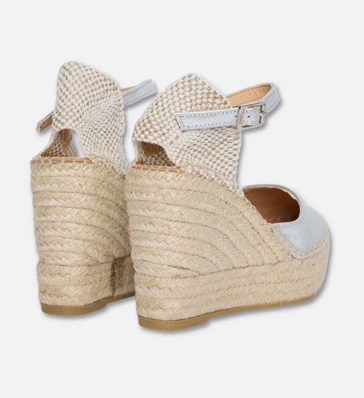 Kanna Shoes Sandal Wedge, Silver, Eu-40, Packshot View