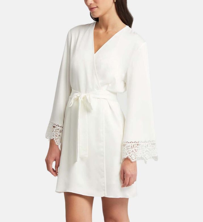 V-neck Lace Detail Cover-up