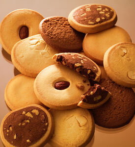 كوكيز الزبدة مقرمشة مخمرة بالزبدة المخلوطة 200 جم