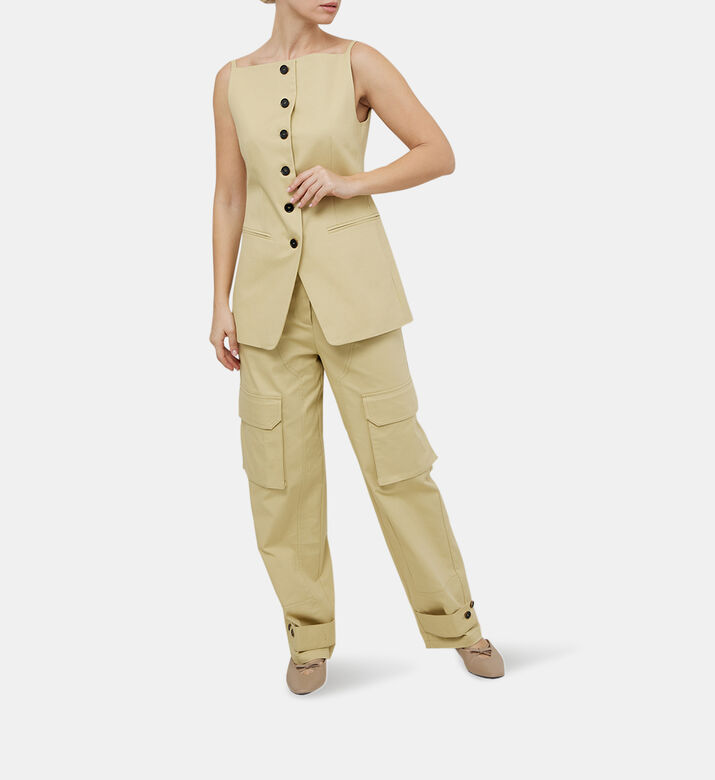 Cotton Gabardine Waistcoat Cotton Gabardine Waistcoat