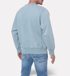 Etudes Tonal Logo Ribbed Sweatshirt, Model View