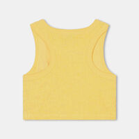 Terry Towel Jumbled Logo Sport Bra