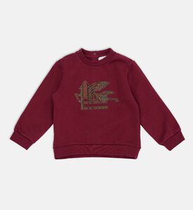 Logo-embroidery Long-sleeve Sweatshirt