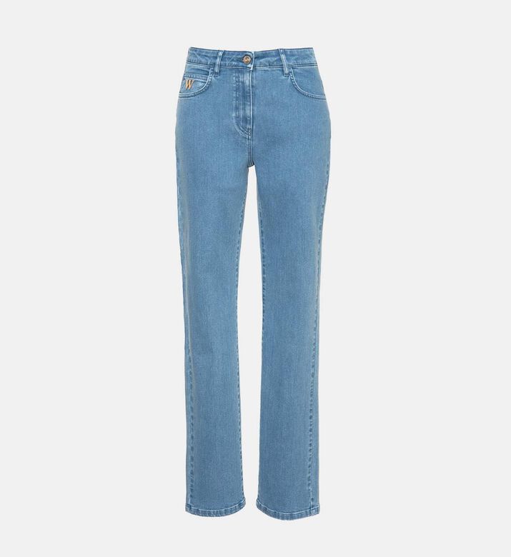 Medium Wash Denim Pants