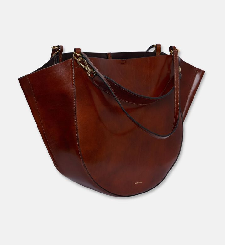 Wandler Hortensia Palissander Glaze Tote Bag, Brown, Packshot View