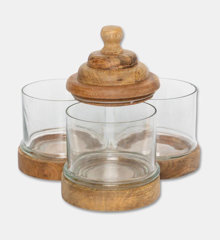 Home Deco and More Three Levels Stackable Jar, Packshot View