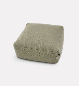 Home Deco and More Nirvana Multipurpose Outdoor Pouf, Green, Packshot View