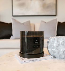 شمعة سابل أونيكس Xxl زجاجية فاخرة مدخنة