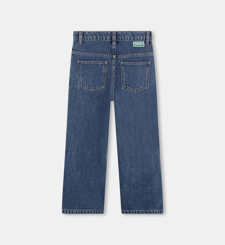 Wide-leg Denim Pants