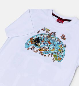 تيشيرت قطن بطبعة هاوس بارتي