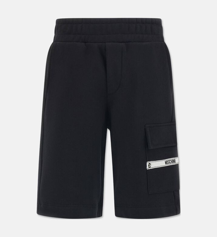 Moschino BKT Logo-tape Cargo Shorts, Packshot View