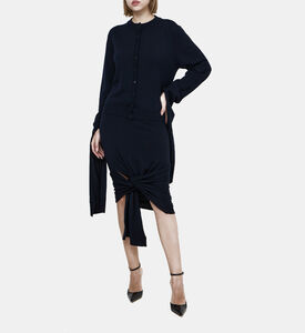 Knotted Sleeved Cardigan Knotted Sleeved Cardigan