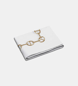 مفرش مائدة مطرز قطني بسلسلة